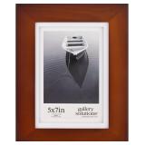 Gallery Solutions Picture Frame  Walnut  5x7