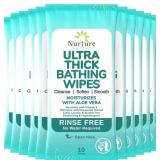 Nurture Valley Rinse Free Bathing Wipes 12pk
