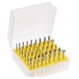 Small uxcell Diamond Burrs 1/8" Shank 50 Pcs