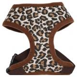 L TEHAUX Dog Canvas Chest Harness- Size L (Leopard