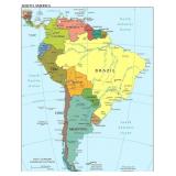 IEFSCAY Wall Art Poster Canvas  Map (24x36Inch)