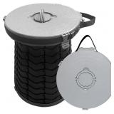One Size Retractable Portable Toilet  Adjustable H