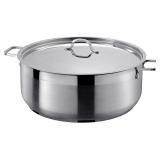 21.2 Quart 21.2Qt Stainless Steel Stockpot with Li
