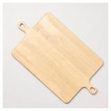 Large Double Handle Wood Serve Board Natural