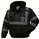 3X-Large SKSAFETY Reflective Jacket  Black  3XL  1