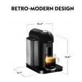 Nespresso Vertuo Matte Black 10.75"x14"x14.5"