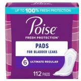 Incontinence Pads - Ultimate Absorbency  112ct