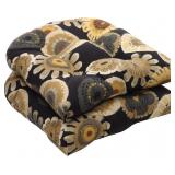 Pillow Perfect Outdoor Seat Cushions Set of 2