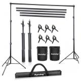 Aureday Backdrop Stand  10x8.5ft Adjustable