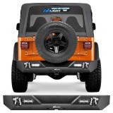 $266 Nilight Rear Bumper for 87-06 Jeep Wrangler