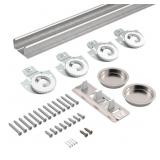 Onward 72 in. Steel Bypass Door Hardware Kit