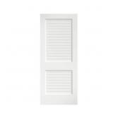$288 24 x 80 x 1-3/8 in. White Louver Door Slab