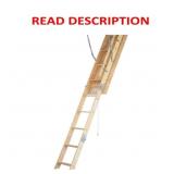 $239 8-10 ft, 22.5x54 in. Attic Ladder 250 lb. Cap