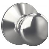 Passage SCHLAGE Plymouth Door Knob, Bright Chrome