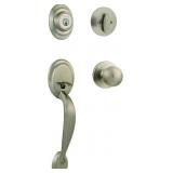 No Size Kwikset Dakota Door Lock Set, Satin Nickel