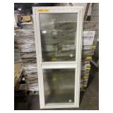 25 x 65 1/2 Vinyl Fixed Window , White W/ F