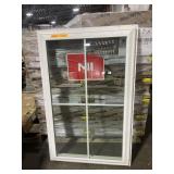 30 1/2 x 49 1/2 Mi Vinyl Fixed Window W/ Grid,