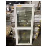 25 x 65 1/2 Vinyl Fixed Window , White W/