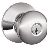 Keyed Entry SCHLAGE F51A PLY 625 Plymouth Knob Ent