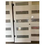 5-Lite Frosted Glass Door, LH Swing 32 x80