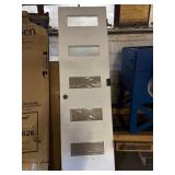 5-Lite Frosted Glass Door, LH Swing 24 x80
