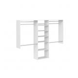 $309 Essential Deluxe 60-96" W White Closet
