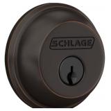 One Pack SCHLAGE B60 N 716 Deadbolt, Keyed 1 Side
