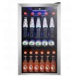 $190 17.52 in. 26 Bottle/120 Can Cooler, Black