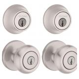 Kwikset Tylo/Cove BRONXE Knob 1-3/4 in.