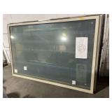 1 Lot: (3) 61 1/2 x 93 Window Inserts, Putty