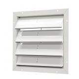 (x2) Master Flow 19.25x19.25in White Gable Vent
