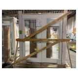 Double Patio Doors, Smooth White RH, 36-36 x80