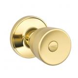 Schlage J Byron Bright Brass Privacy Door Knob