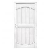 $288 32x80 White Steel Door w/ Metal Screen