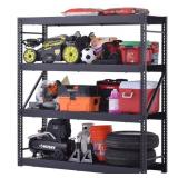 $229 Husky 4-Tier Steel Garage Shelving (77x78x24)