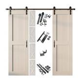 $792 24 in. X 80 in. Tinsmith Gray Barn Door Kit *
