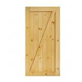 $250 36x84 in. Z-Shape Knotty Pine Barn Door Slab