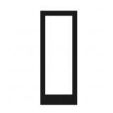 $408 36x80x1-3/8 Clear Glass Shaker Barn Door