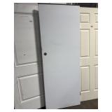 30 x80 White Painted, Metal Garage Door