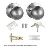 Silver Passage Knobs - 6 Pack Satin Nickel