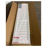 Bifold Doors Flat Louver Panel, White 36 x80
