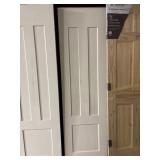 3-Panel Hollow Core Door, White 24 x80