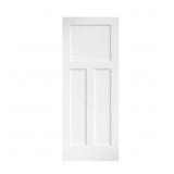$193 30x80x1-3/8 Shaker White 3-Panel Door