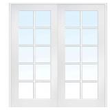 $1058 60x80 in. Primed MDF Glass 10-Lite French Do