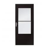 $398 32x80 Black 3/4 Light Retract Storm Door