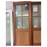 35.5 x92.5 4-Lite Wood Exterior Door