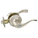 Kwikset Keyed Entry Lever, Satin Nickel