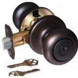 Kwikset 94002-823 Cove Entry Knob, Bronze