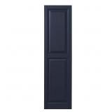 15x59 in. Raised Panel Shutters in Navy