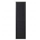 Ply Gem 15x59 Open Louvered Shutters Black